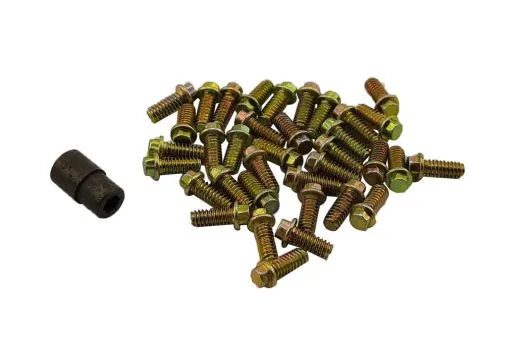 RC Crawler Scalezubehör Radmuttern Set 30Stück Sechskantschraube für Beadlock-Raupenräder mit einfachem Mutternwerkzeug M2x5 Kopf: 2,0mm (Steckschlüssel erforderlich)