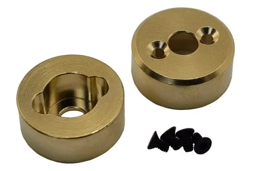 rcTURN Hinterachs-Ausgleichsgewichte aus Messing je 15g 2Stück für TRX-4M
