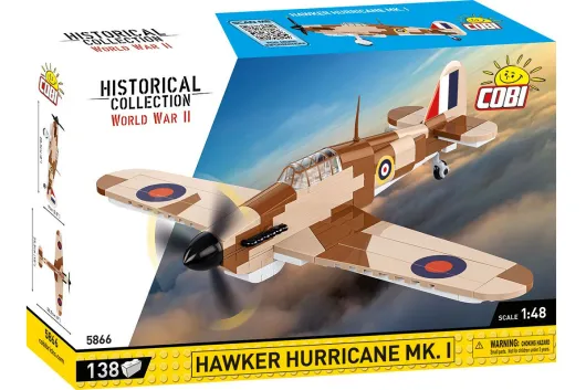 COBI Klemmbausteine Flugzeug Hawker Hurricane MK1 - 138 Teile