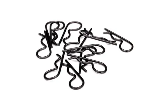 Traxxas Tuning Heavy-Duty Karosserie-Splinte in schwarz 12Stück für TRX-4, Rustler und Slash 1/10