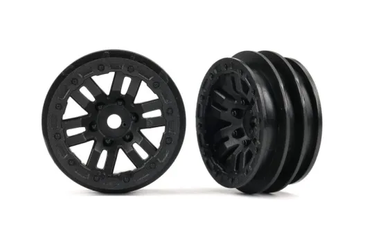 Traxxas Tuning Felgen 1,0 in schwarz 2Stück für TRX-4M 1/18