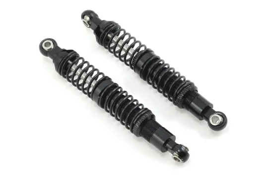 Einstellbarer Alu-Stoßdämpfer für 1/10 RC Autos in schwarz 120mm 2Stück zum Beispiel für TRX-4