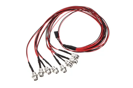 LED-Set 5mm weiß/rot (8x LED)