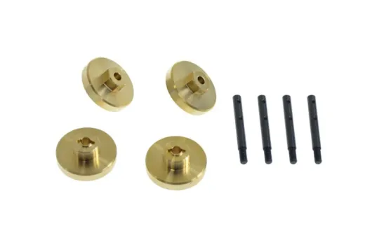 FuriTek Tuningteile Verlängerte Radachsen +10mm mit Messing Radmitnehmer 56g für FX118 Fury Wagon