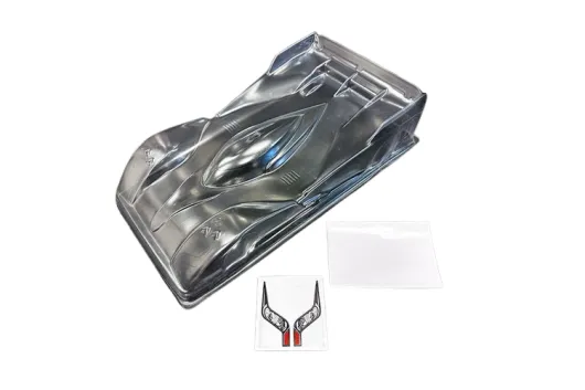 HSP Pro10 #1 235mm mit Dekor und Scheibenabdeckungen 1/10 PanCar Karosserie ähnlich Protoform Swift