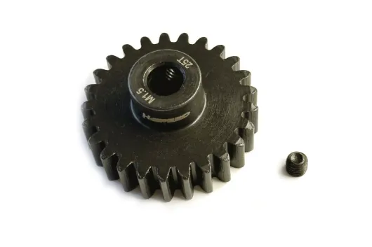 HSP Stahlritzel 25 Zähne Modul 1,5 für 8mm Welle