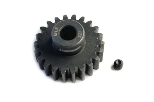 HSP Stahlritzel 22 Zähne Modul 1,5 für 8mm Welle