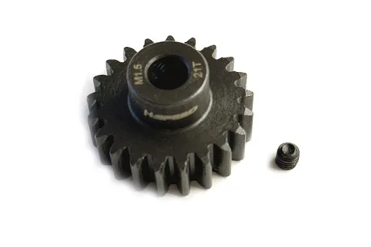 HSP Stahlritzel 21 Zähne Modul 1,5 für 8mm Welle