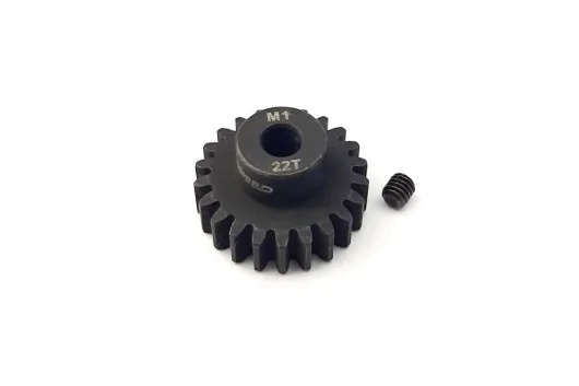 HSP Stahlritzel 22 Zähne Modul 1 für 5mm Welle