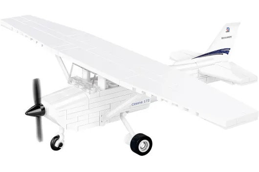 COBI Klemmbausteine Flugzeug Cessna 172 Skyhawk weiß - 160 Teile