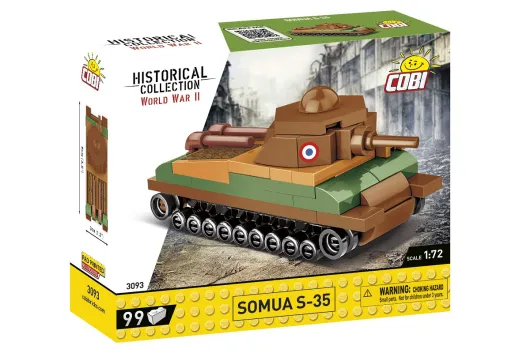 COBI Klemmbausteine Panzer Somua S-35 - 99 Teile