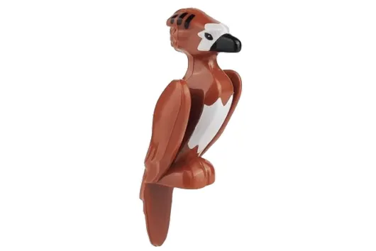 Klemmbausteine Tier Phönix in braun