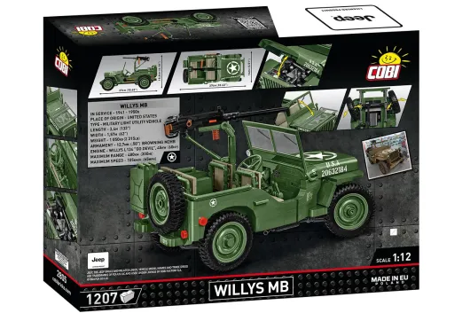 COBI Klemmbausteine Auto Willys MB Jeep - 1207 Teile