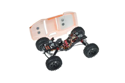 FuriTek 1/18 Cayman Pro V2 4X4 +TX/RX in orange Karo Brushless RC Premium Crawler Kit