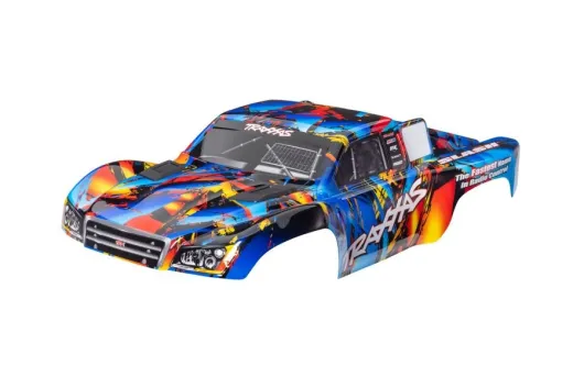 Traxxas Tuning Karosserie Rock n Roll mit Aufkleber Clipless für Slash 4x4 1/10