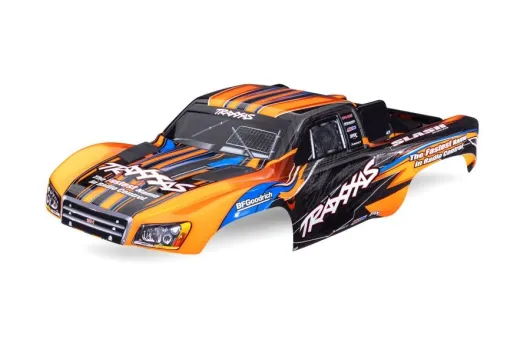 Traxxas Tuning Karosserie orange Clipless für Slash 4x4 VXL 1/10