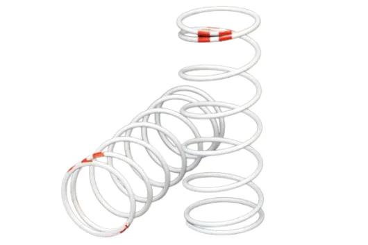 Traxxas Tuning GTR Dämpferfeder L in Weiß (0,623 Rate) 2Stück für Ford, Rustler, Slash und Stampede 1/10