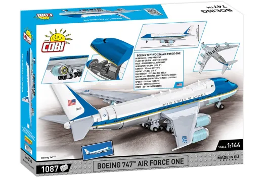 COBI Klemmbausteine Flugzeug Boeing 747 Air Force One - 1087 Teile