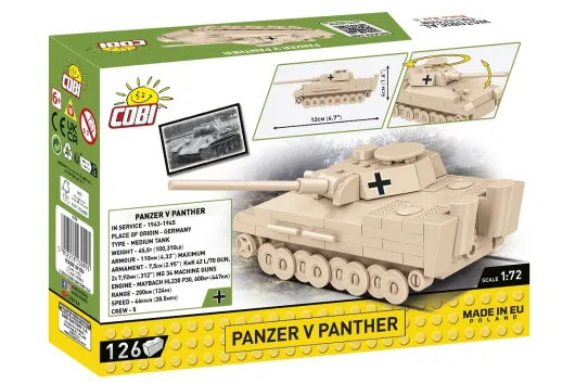 COBI Klemmbausteine Panzer V Panther - 126 Teile