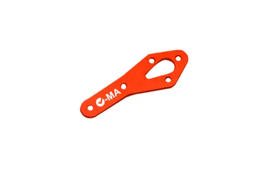 L-MA Precision Tuning Aluminium Heckmotorhalter in orange für OMPHobby M2 Expore, M2 V2 und M2 EVO