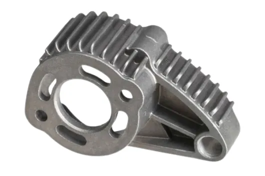 Traxxas Ersatzteile Aluminium Motor-Halter in silber gerippt für 550 Motor für E-Revo und Slash 1/16