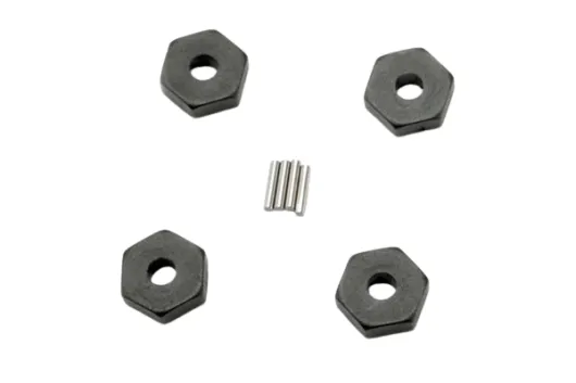 Traxxas Ersatzteile Kunststoff Radmitnehmer 12mm mit Stiften 4Stück für E-Revo und Slash 1/16