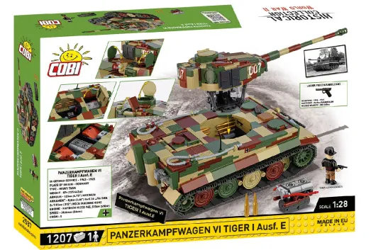 COBI Klemmbausteine Panzer VI Tiger I Ausf. E EXECUTIVE EDITION - 1207 Teile
