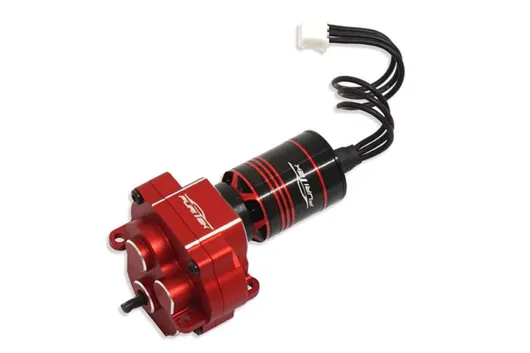 Furitek Micro Stellar 4M Getriebe rot mit Cedar BL Inrunner 3450kV FURITEK für TRX-4M (40.3:1 Übersetzung) benötigt Regler FUR2073 und Empfänger TRX6519