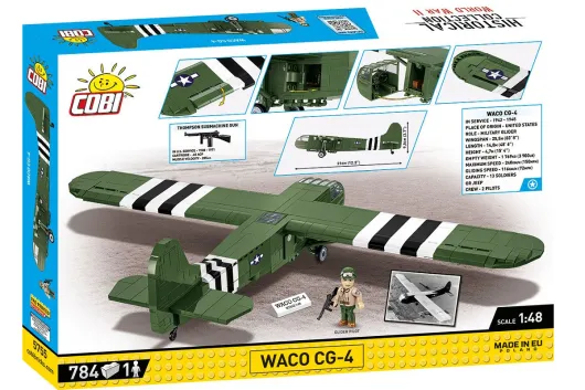 COBI Klemmbausteine Flugzeug Waco CG-4 - 784 Teile