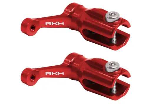 Rakonheli Hauptblatthalter Set CNC aus Aluminium in rot für Blade InFusion 120