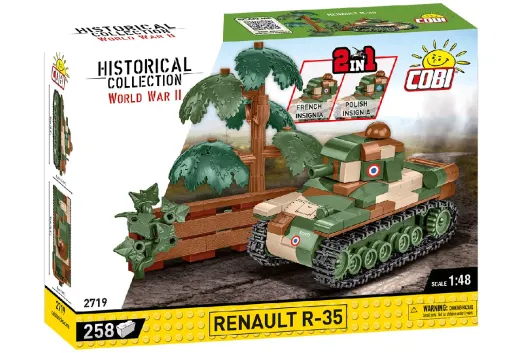 COBI Klemmbausteine Panzer Renault R-35 - 258 Teile