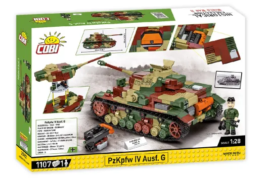 COBI Klemmbausteine Panzer IV Ausf. G - 1107 Teile