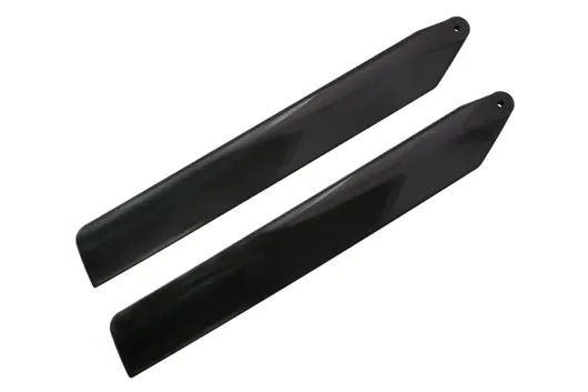 Rakonheli Kunststoff Hauptrotorblätter 133mm mit 2mm Loch in schwarz für Blade InFusion 120