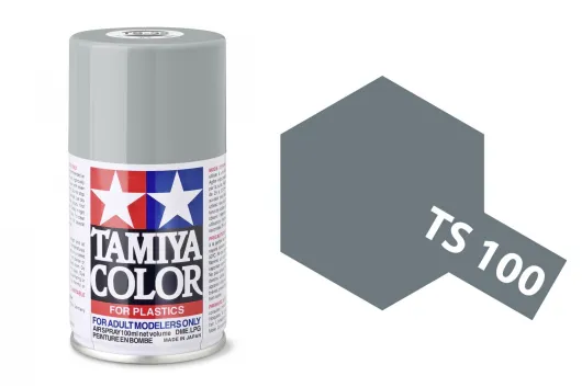Tamiya Acryl Sprühfarbe TS-100 Gunmetall hell seidenmatt 100ml