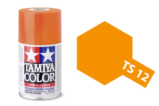 Tamiya Acryl Sprühfarbe TS-12 Orange glänzend 100ml