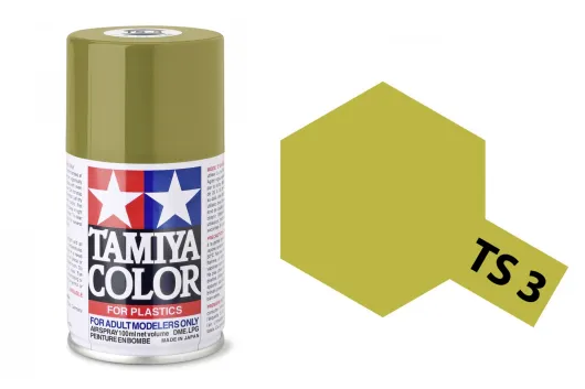 Tamiya Acryl Sprühfarbe TS-3 Dunkelgelb matt 100ml