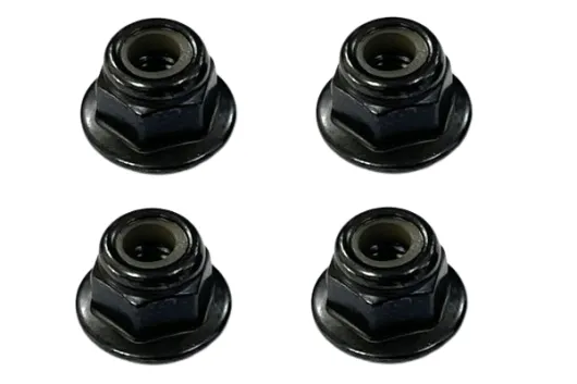 MODSTER Ersatzteile für RC Auto Mini Cito/Dasher Reifen/Felgen M3 Besfestigungsmutter mit Flansch 4Stück