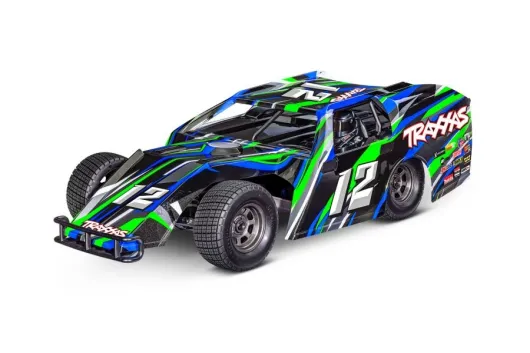 Traxxas Slash Mudboss BL-2S in grün 1/10 Dirt Oval Racer RTR Brushless, ohne Akku und Lader