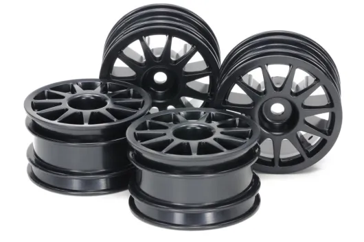 Tamiya RC Ersatzteile Felgen für MF01X mit 11-Speichen in schwarz 4Stück