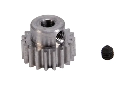 Carson RC Ersatzteile für Tamiya TT02, DT03 und MF01X Motorritzel Stahl gehärtet 19Zähne M0,6 für original Hauptzahnrad und für Highspeed Hauptzahnrad 68Zähne 300051423 und 70Zähne 300051215 in Verbindung mit 300054500