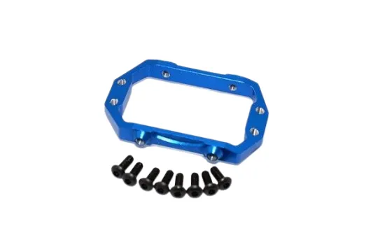 GPM Tuningteile Aluminium Servohalterungsrahmen in blau für Tamiya DT03