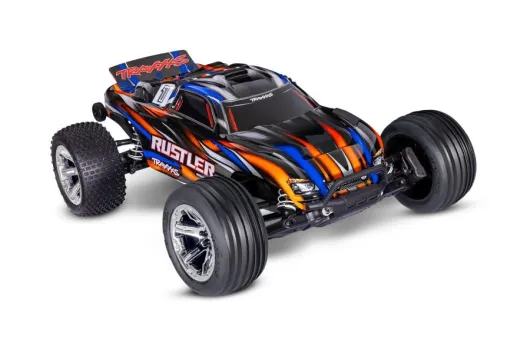 Traxxas Rustler 1/10 2WD Stadium-Truck in orange RTR Brushless HD