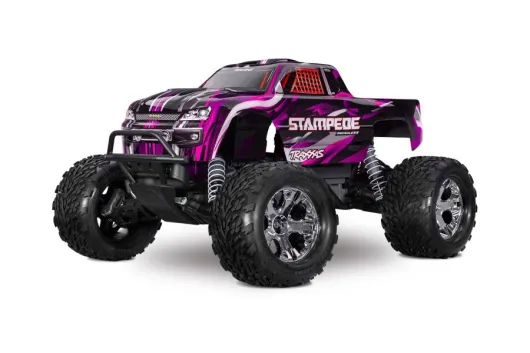 Traxxas Stampede 1/10 2WD Monster-Truck in pink RTR Brushless HD