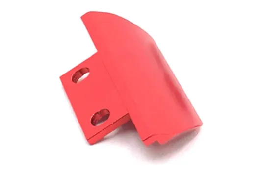 MBW RC CAR Tuningteile für RC Auto Mini Cito und DF Z06 Buggy Bumper / Frontrammer aus Aluminium in rot