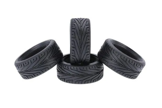 Tuningteile Reifen 65mm 4Stück für Tamiya TT02