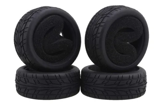 Tuningteile Reifen 65mm 4Stück für Tamiya TT02