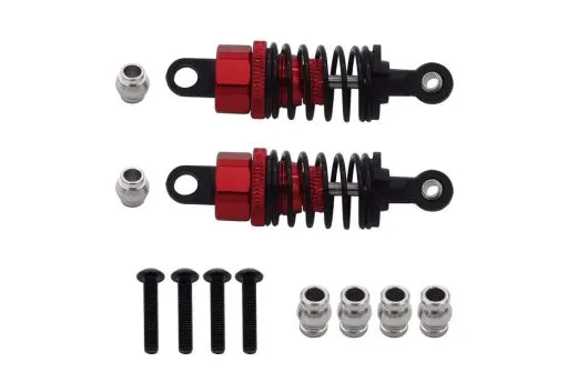 Tuningteile Aluminium Stoßdämpfer in rot für Tamiya TT02