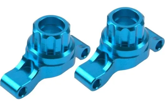 Tuningteile Aluminium Radträger Hinten in blau für Tamiya TT02