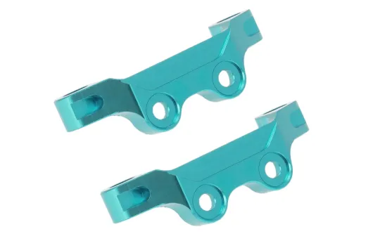 Tuningteile Aluminium Querlenker Befestigung oben in blau für Tamiya TT02