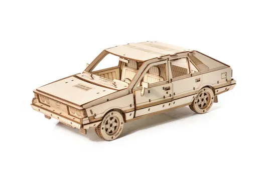 Lasercut Holzbausatz made in EU Automodell FSO Polonez 1500 - 259 Teile